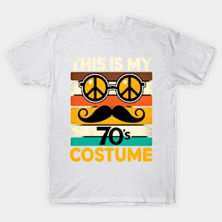 This is My 70's Costume Retro Peace Groovy T-Shirt